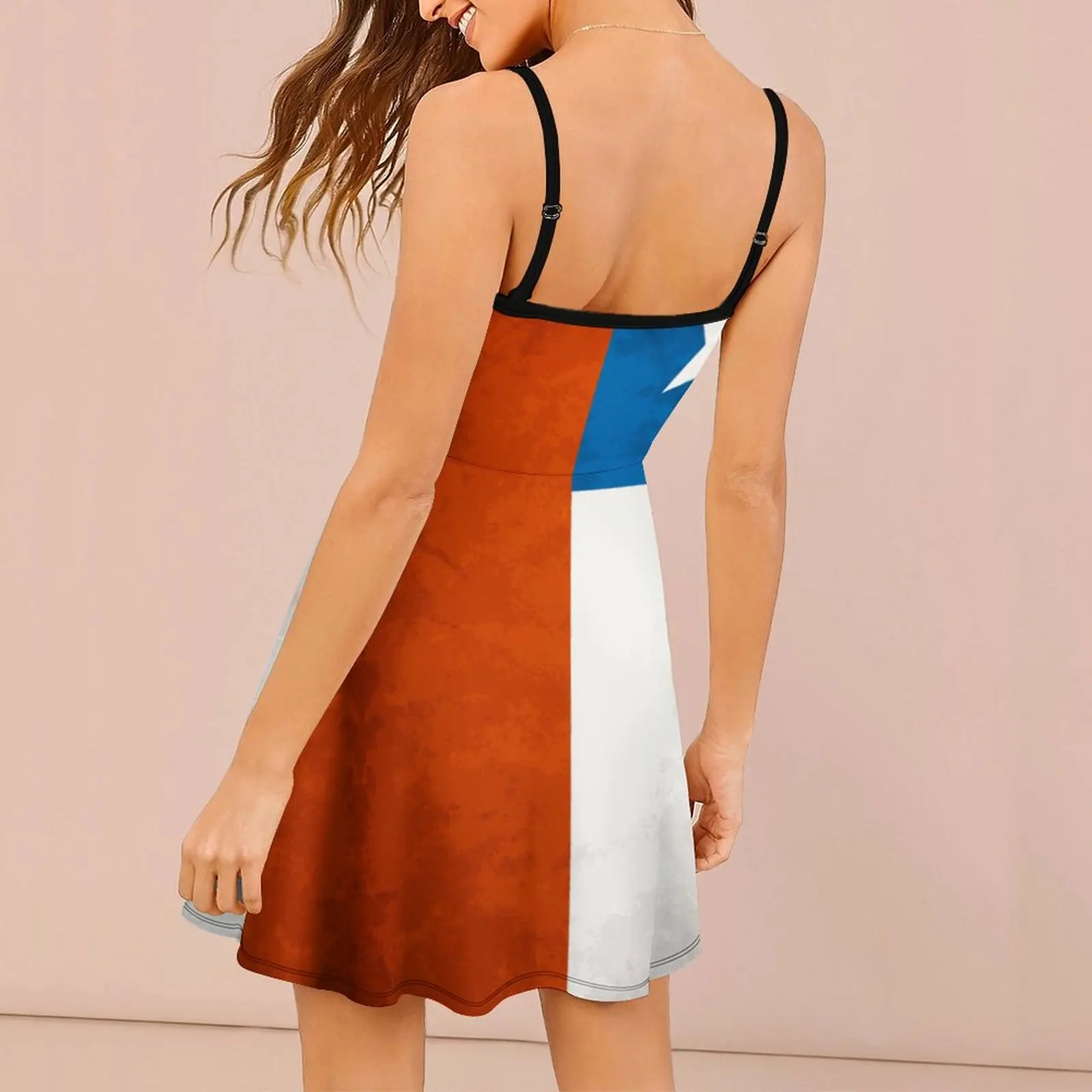 Chile  Chilean Flag  National Flag of Chile Cute Sexy Woman's Clothing Women's Sling Dress  Cocktails The Dress