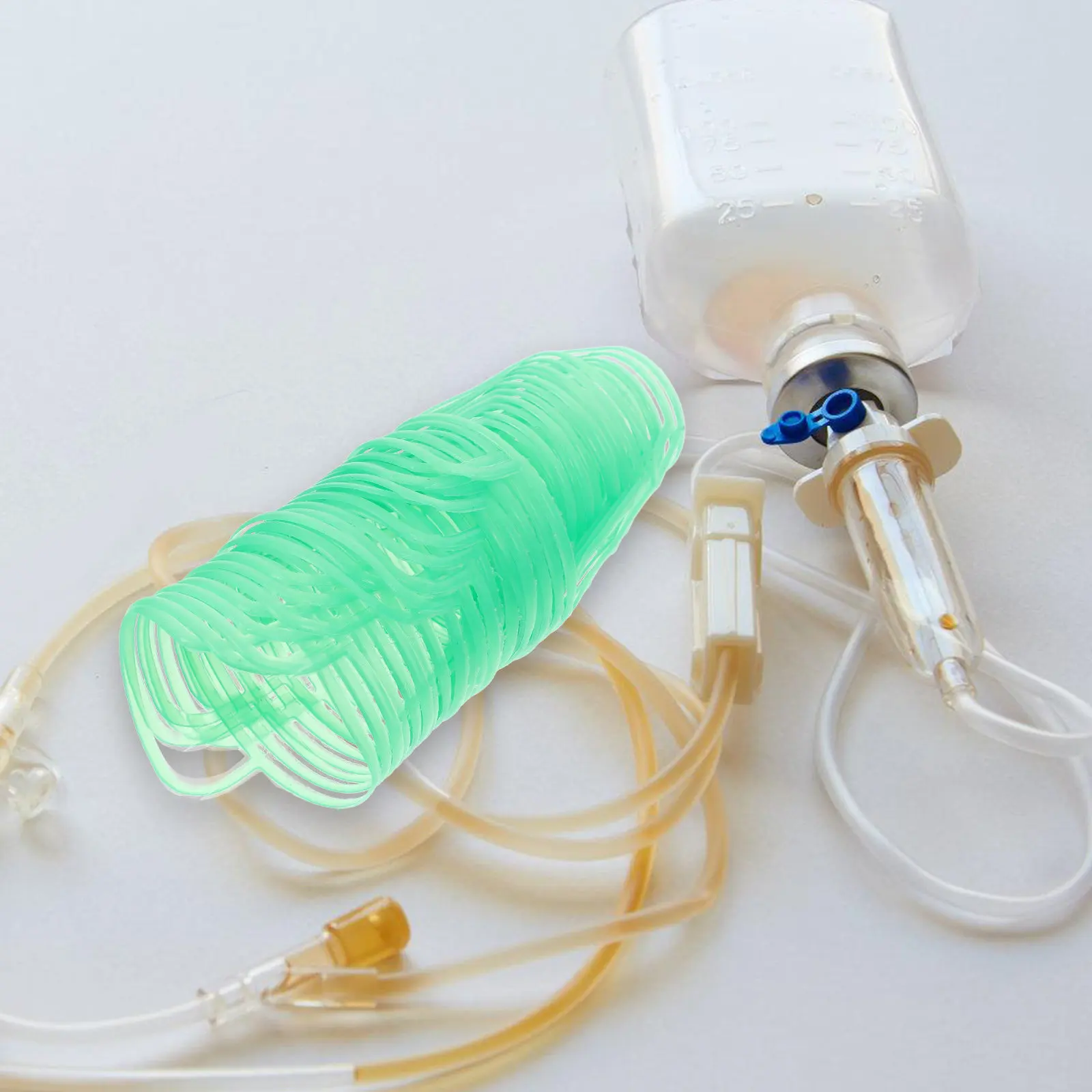 20pcs Reusable Plastic Infusion Bottle Net Cover for Saline Drip Hanging – Lightweight Hospital & Clinic Use