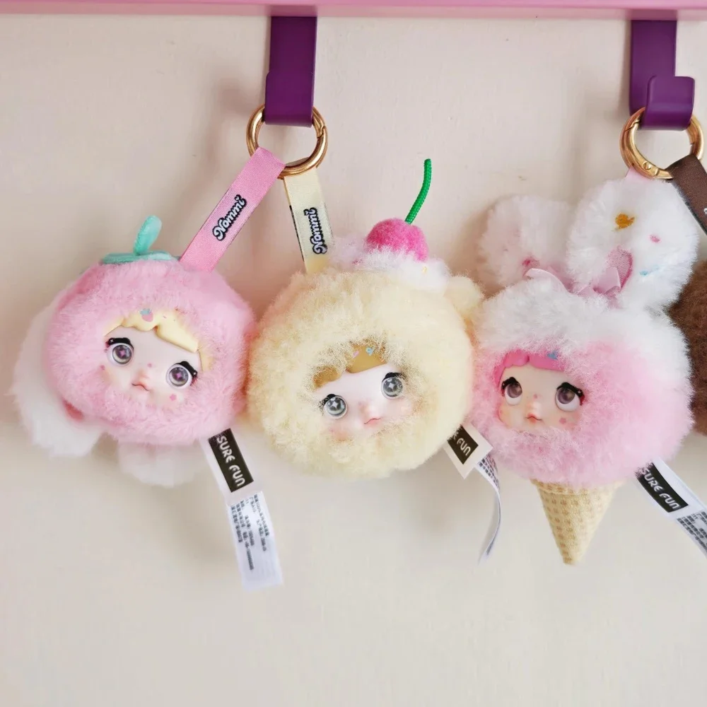 노미 100% 스위트니스 비닐 플러시 인형 럭키 블라인드 박스 미니 백 참 귀여운 애니메이션 펜던트 깜짝 선물 트렌디 장난감