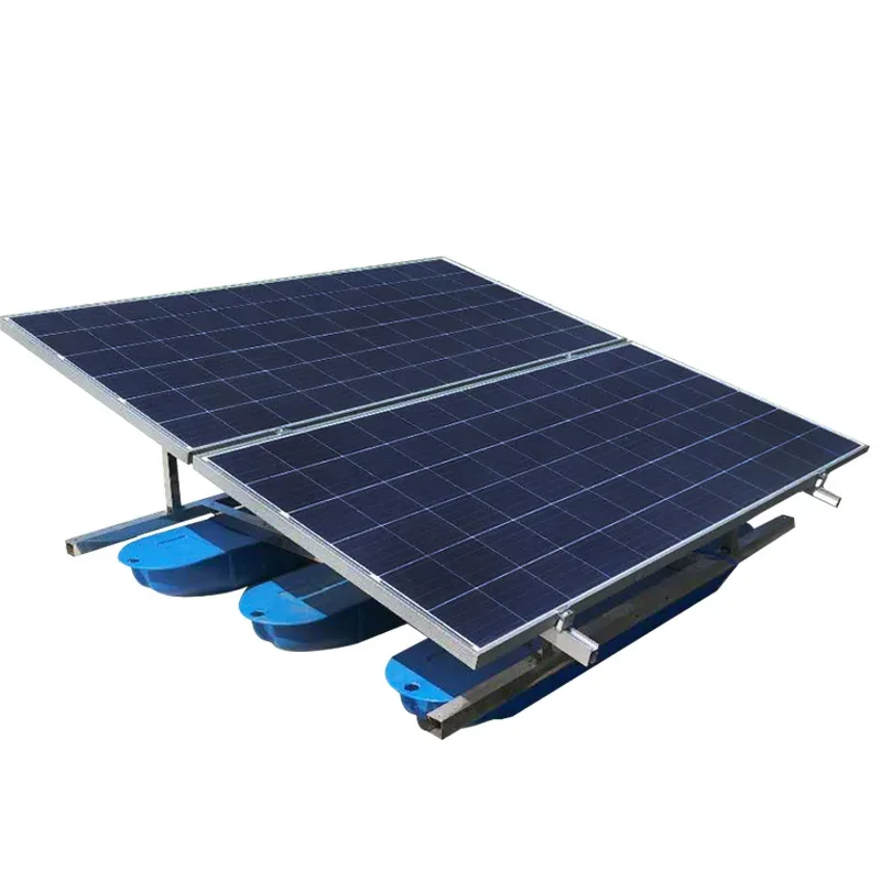 Hot sale 2021 solar paddle wheel pond aerator for shrimp fish farming image 3