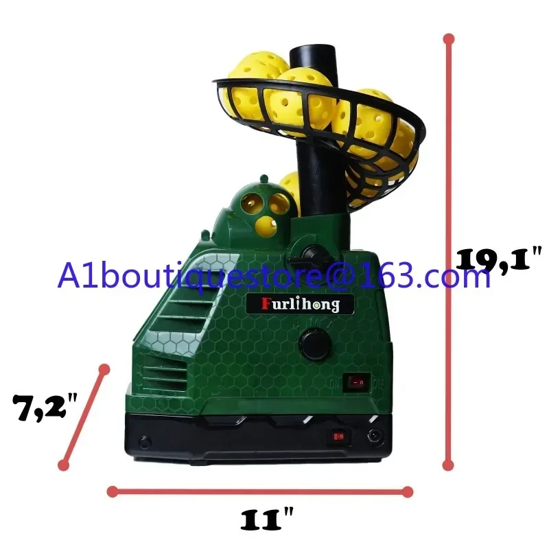 Kit inicial de pickleball Furlihong 680PBH, incluindo máquina launc,