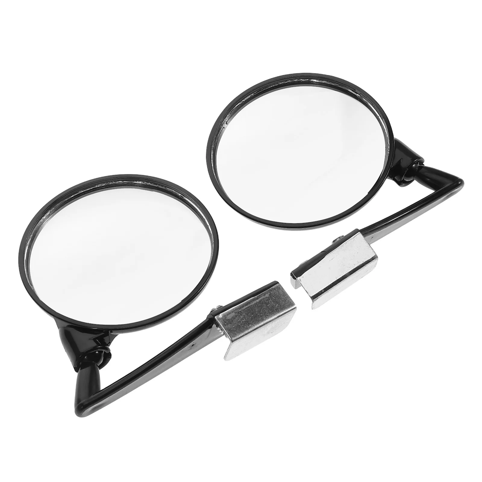 

2Pcs Car Auxiliary Rear View Wide Angle Convex Mirror 360 Degree Blind Spot Universal Fit Driving Parking Assistance
