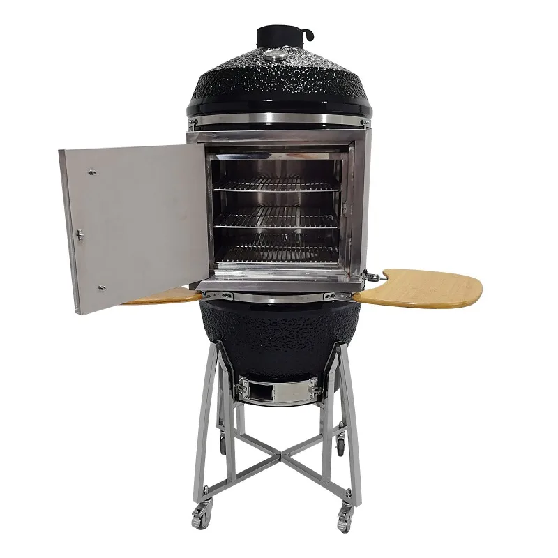 24 inch grill charcoal smoker barbecue oven multifunctional steak lamb leg baking cooker