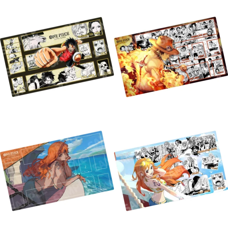 ONE PIECE Cards Pad OPCG Luffy Nami Ace Anime Game Waterproof Thickened Solo Dueling Self Made Custom Made Battle Mat DIY Toys