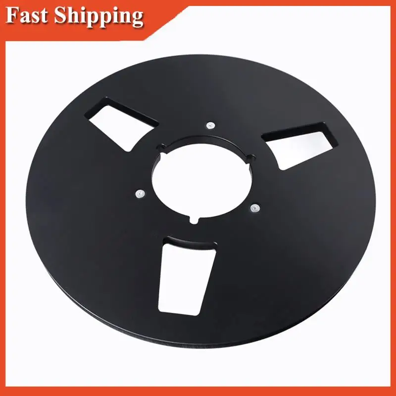 効率的な 3 穴 10.5 インチオープンリールオーディオテープ空の Nab ハブリールツーリールレコーダーディスク付き新しいアルミアクセサリー