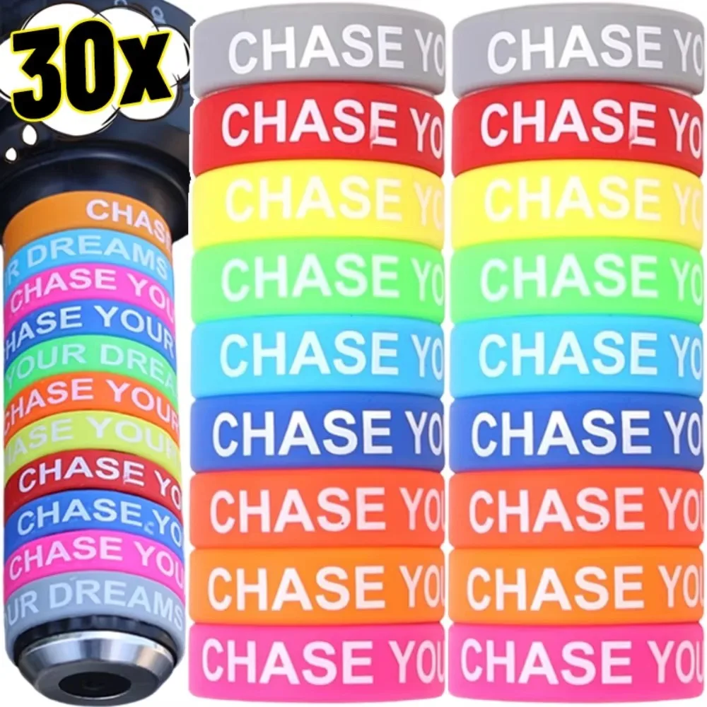 Universal 30mm Silicone Handlebar Ring Anti Slip Grip Cover Motorcycle Electric Scooter Dirt Bike Ebike Sweat Wicking Vibration