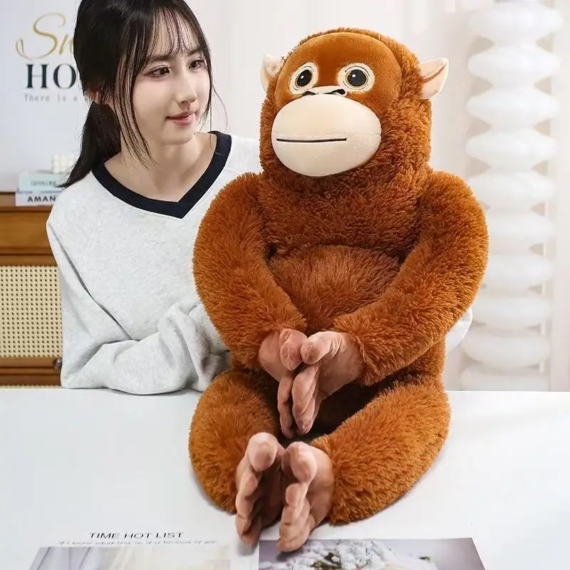 Neueste Simulierte Kuschel-Gorilla-Puppe Kawaii Plüschtier-Figur Cartoon-Anime Niedliches Kinder-Geburtstags- und Feiertagsgeschenk – Detail 6