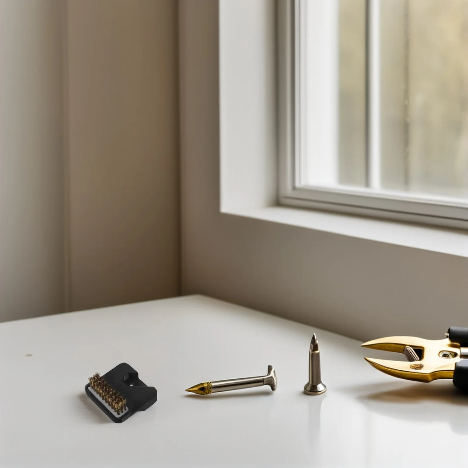 

3D Printer Nozzle Cleaning Kit Metal Wire Brass Brushes Extruder Maintenance Printhead Filament Unclogging Tool Compatible