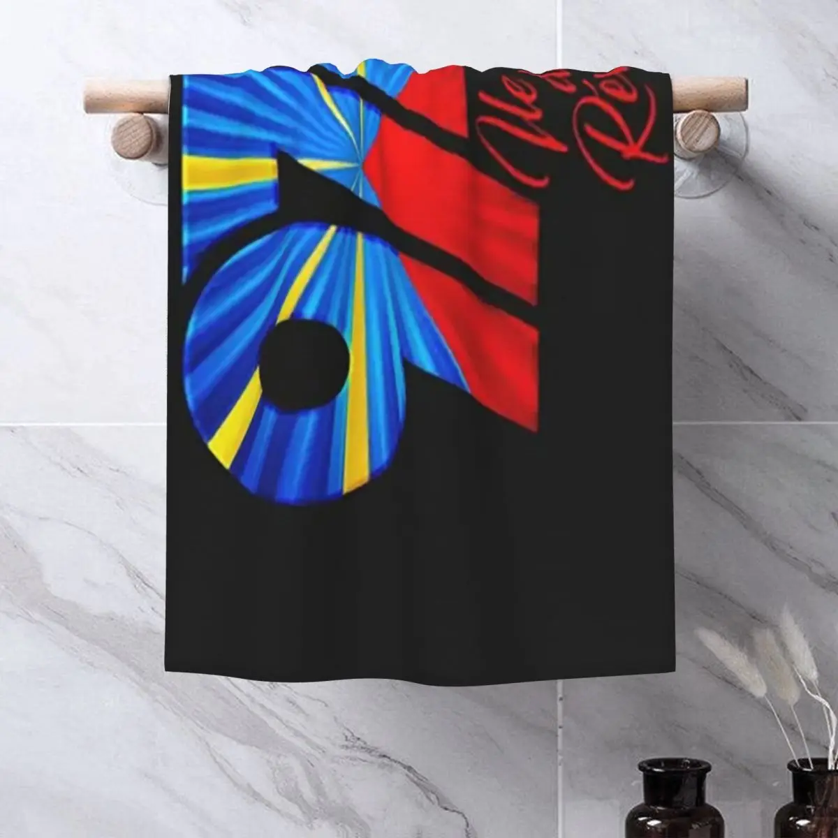 Custom 974 Reunion Island Flag Soft Face Towel Quick Dry Pool Bath Cotton Towels Absorbent