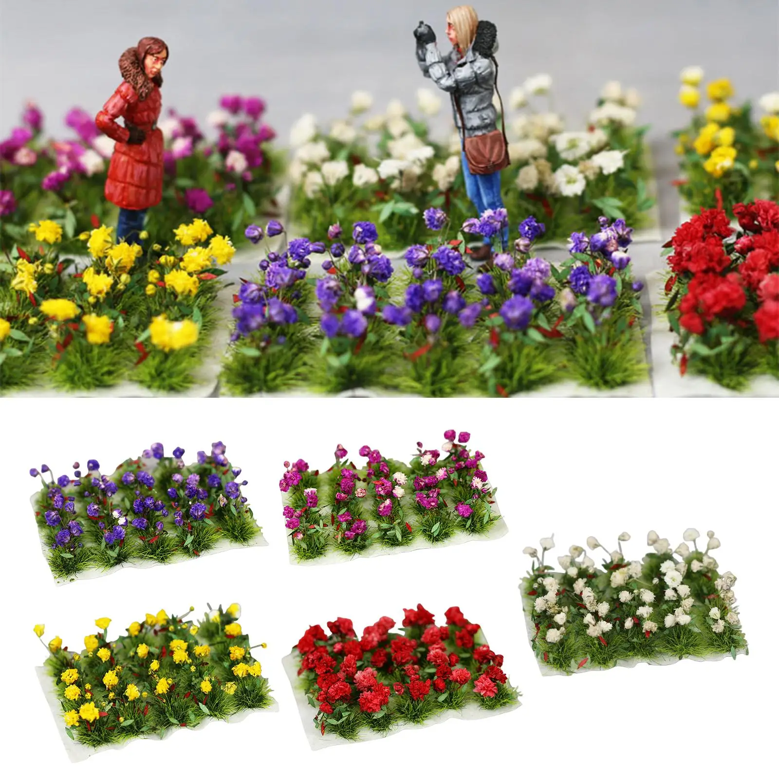 DIY Miniatuur Cluster Modelspoor Fairy Garden Micro Landschap Gras Bouwmaterialen Landschap Diorama