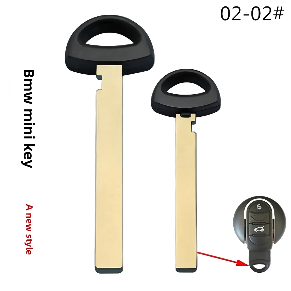 Chave inteligente fob chave sem cortes em branco para bmw 3 5 6 7 séries i8 i3 x7 g/u plataforma chave de emergência inteligente
