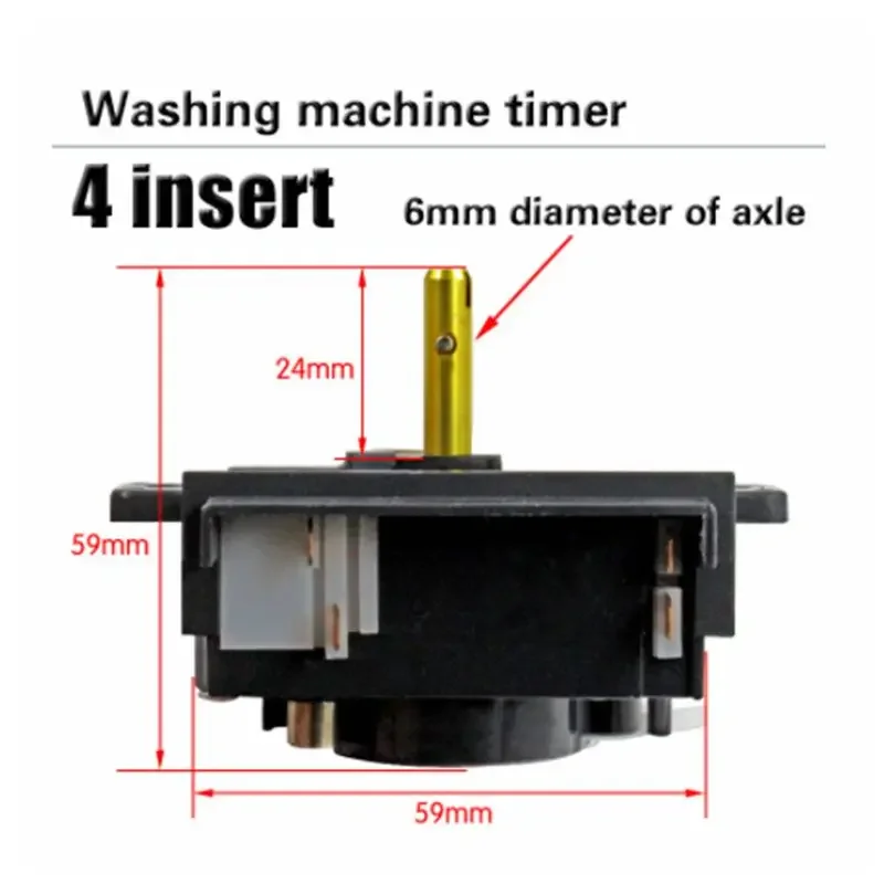 4insert 15 minutes Haier washing machine timer switch Wash timer Semi-automatic double-cylinder washing machine parts