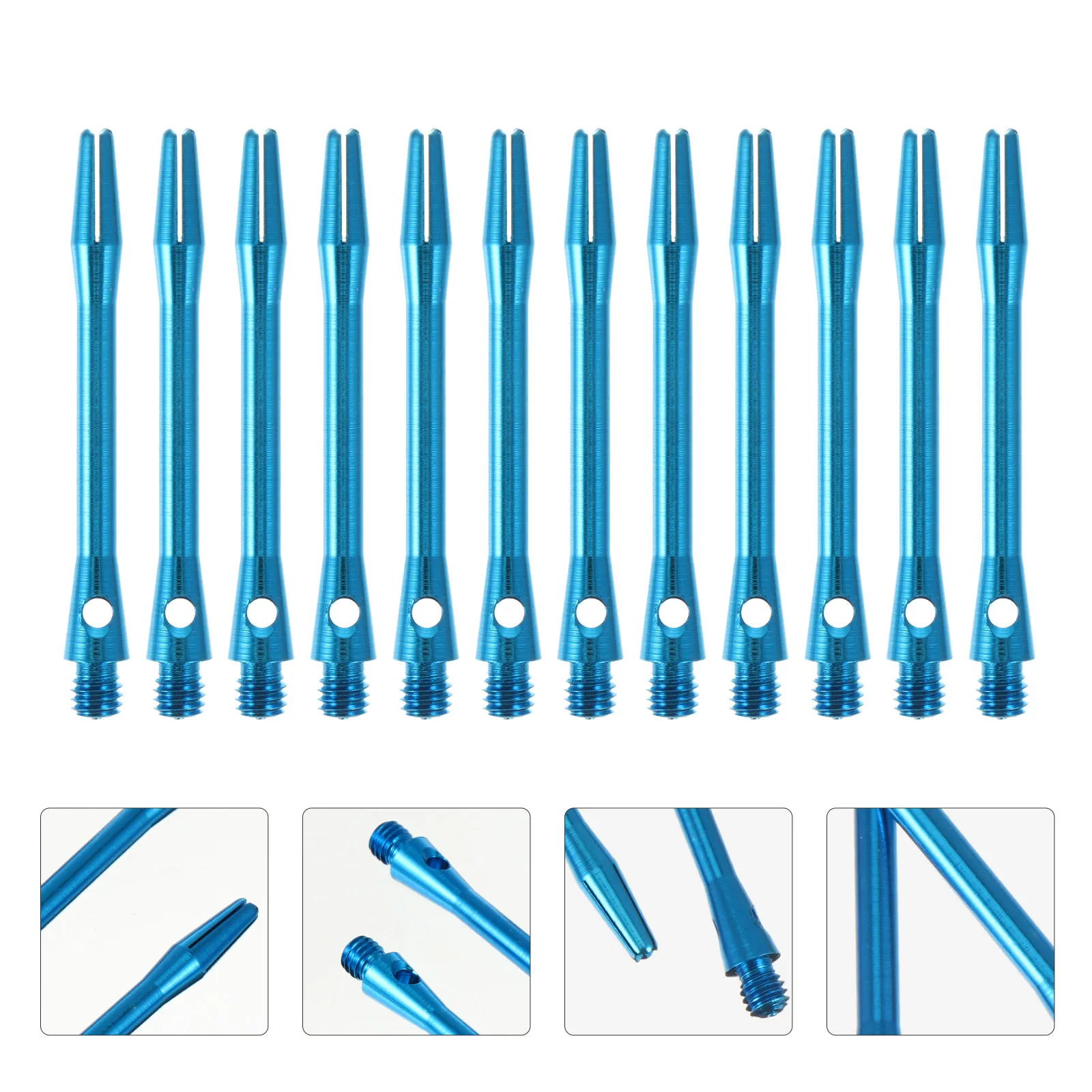 

12Pcs 45Mm Aluminum Alloy Dart Shaft 2Ba Thread Sturdy Replacement Stem for Game Accessories Shaft Thread Stem