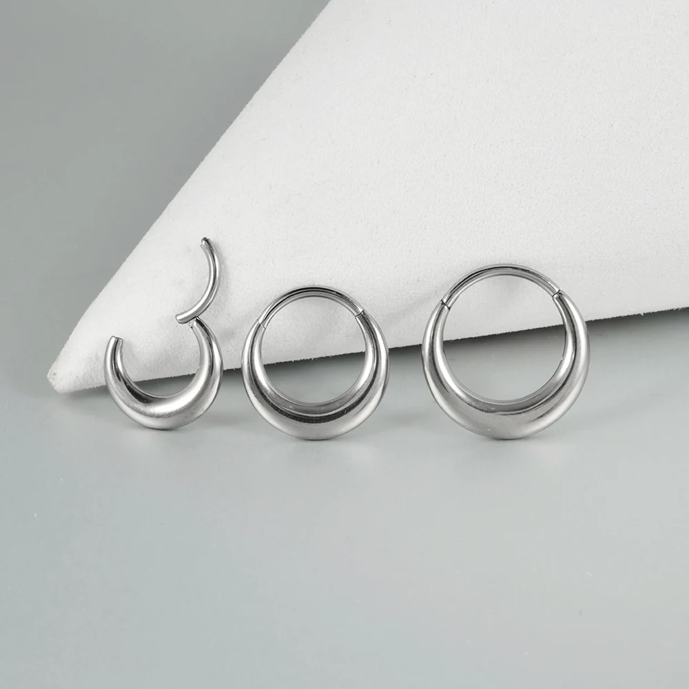 1PC G23 Titanium Nose Septum Ring Cartilage Earrings Hoop Helix Conch Piercing Ear Cartilage Tragus Ear Lobe Piercing 16G