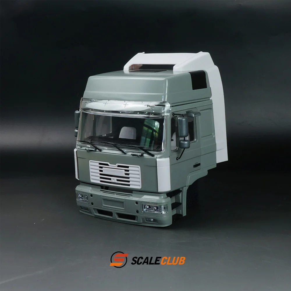 

Scaleclub Model Metal Shell Assembly with Openable Door for Tamiya JX 1/14 F2000 Tractor Truck Dump Truck Model Head