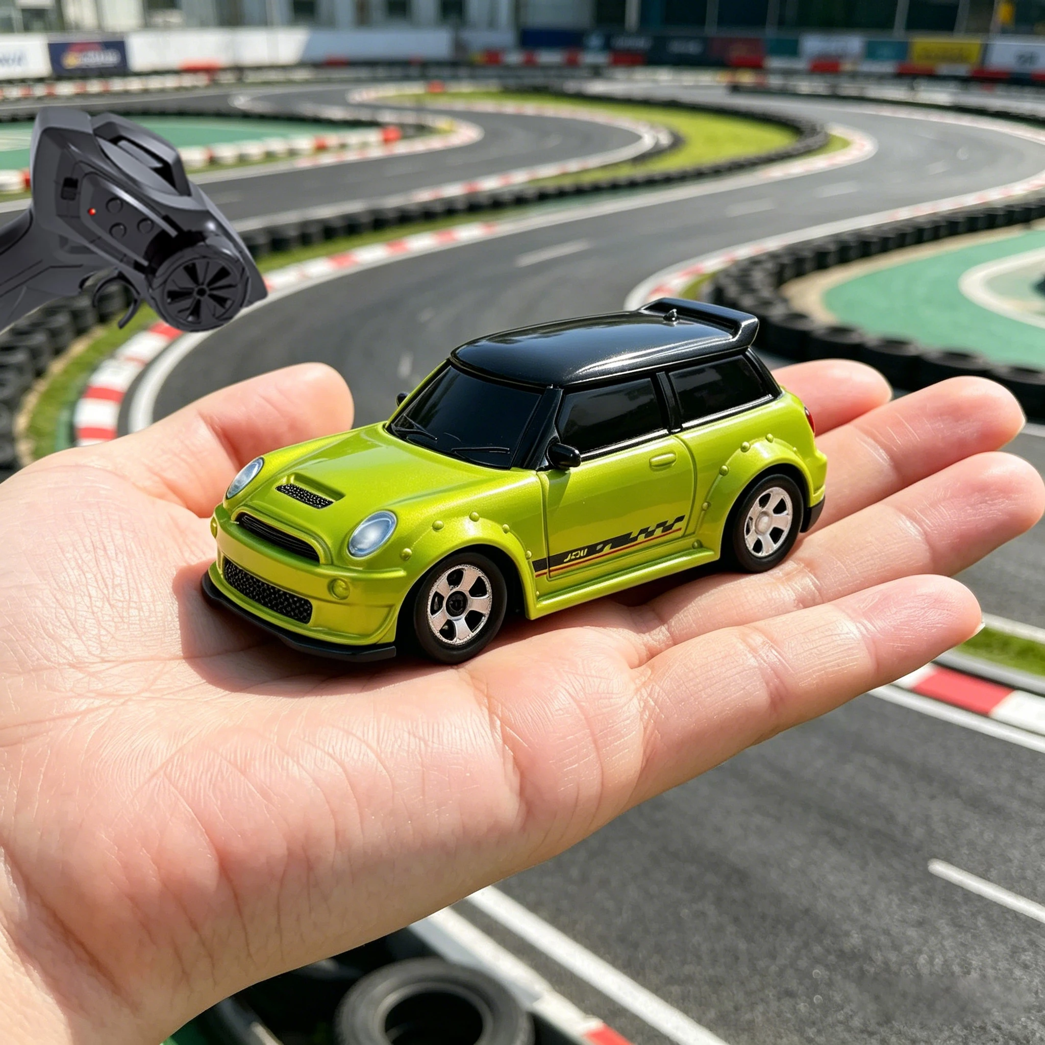 

Радиоуправляемая машинка 1/64, 2.4G, 4WD, миниатюрная дрифт-машинка из сплава, настольная гоночная модель, игрушка для детей и взрослых, подарок на день рождения для мальчика