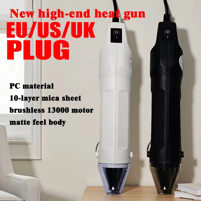 Enhanced 110/220/230V High Temperature Resistant Hot Air Gun Heat gun Upgraded Mini Soldering DIY Heat Blower Crafts Power Tool