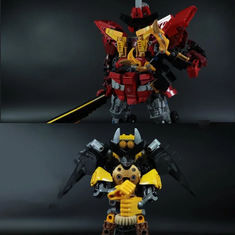 1238pcs MOC Don Onitaijin Avataro Sentai Technical Model Building blocks DIY creative Brick Kids Christmas gift toy Birthday