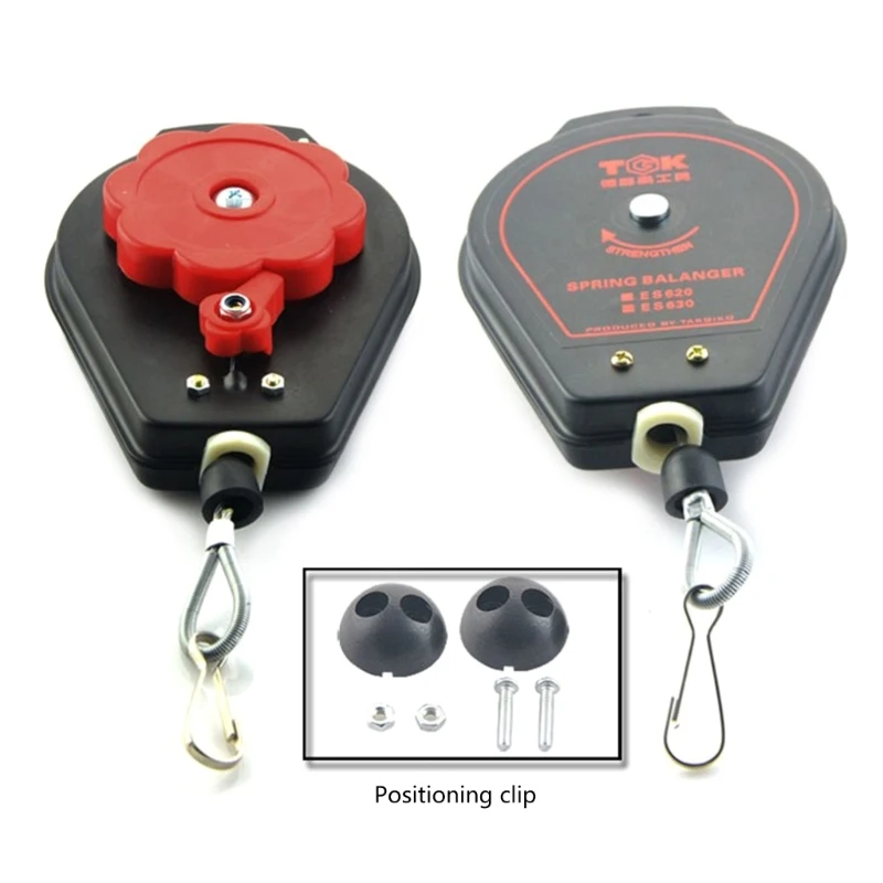 Spring Tool 0.6~2kg/1.5~3kg Load Capacity Retractable Spring Holder with Positioner for Assembly Line Dropship
