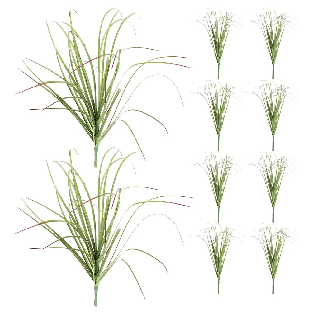 

10pcs Artificial Lifelike Fake Indoor Outdoor Decorative Plants Simulation Grass Artificial Grass Home Lawn Decor