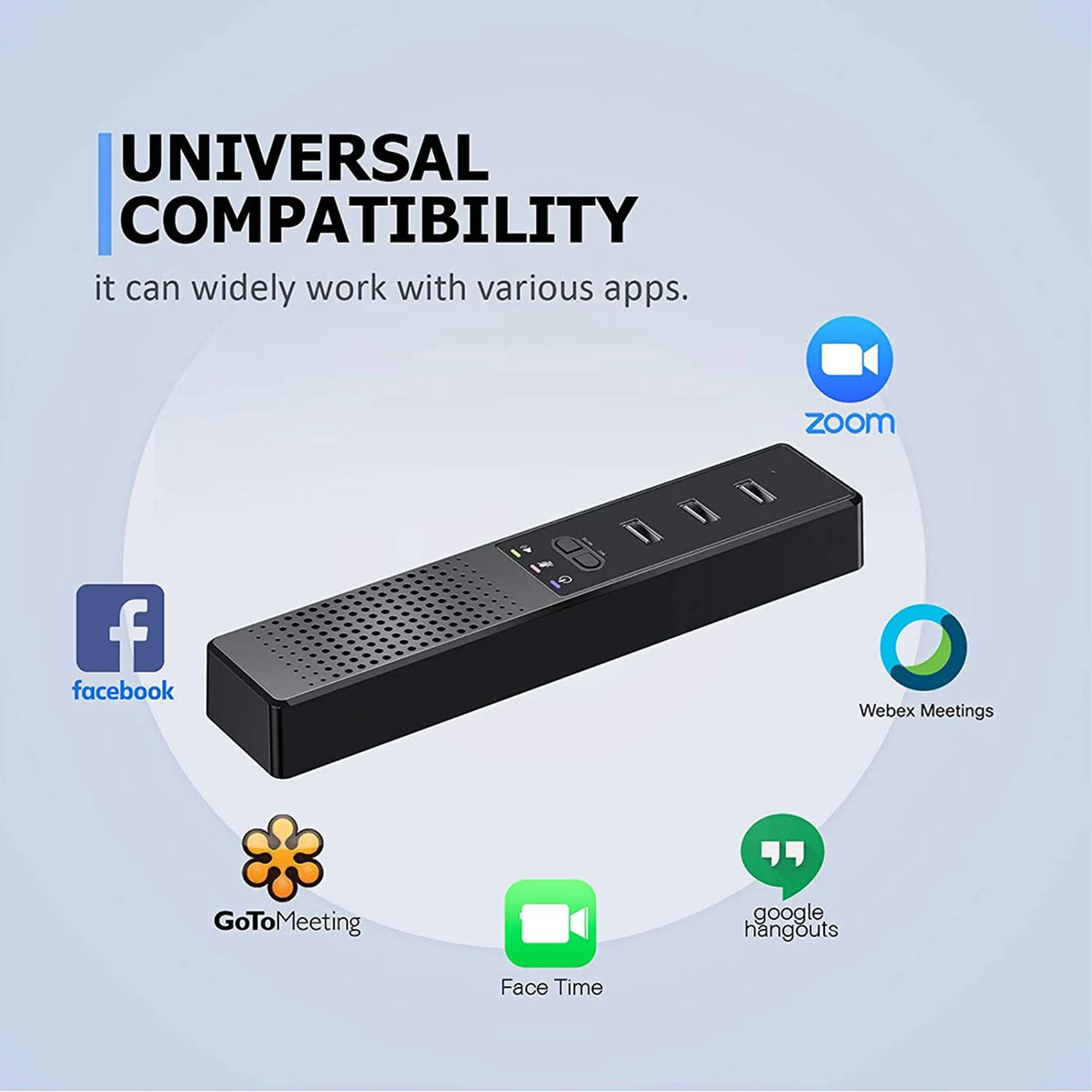 

Компьютерные колонки AABFK 2X 3 в 1, микрофон и концентраторы, USB-динамик для конференций, микрофон для ПК для видеоконференций