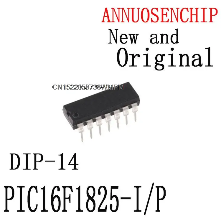 

Free Shipping 10PCS New and Original PIC16F1825 DIP-14 IC In stock! PIC16F1825-I/P