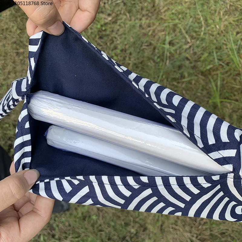 Kendo Sword Bag Bamboe messentas Japanse Aikido Iaido draagtas met riem Houd 2-zwaard katoen