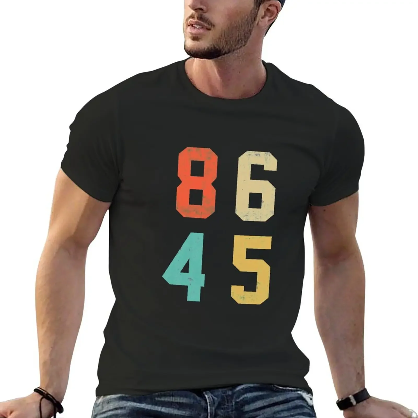 

8645 T-Shirt customs oversized t shirt designer shirts essential t shirt cotton t shirt men