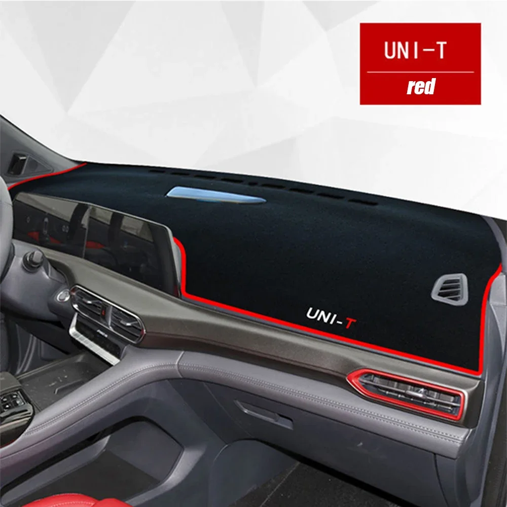 لوحة سيارة ديكور حصيرة واقية من الشمس الغبار عاكس حصيرة غطاء وسادة مقبلات اكسسوارات لوحدة Changan UNI-T 2021 2022 #3