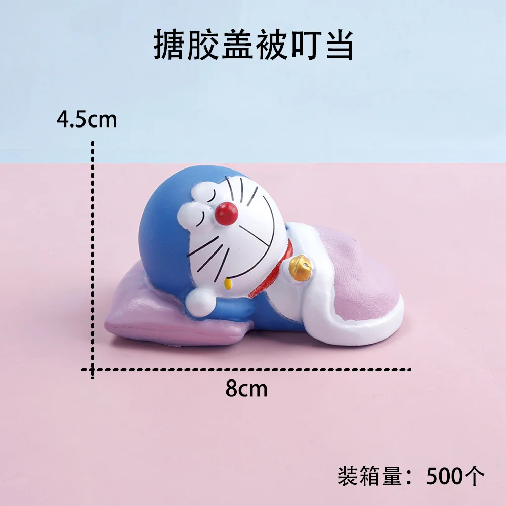 Doraemon Kawaii Pvc Anime Action Figure Handmade Model Toys Cute Collection Doll Decoration Kids Charm Birthday Gift