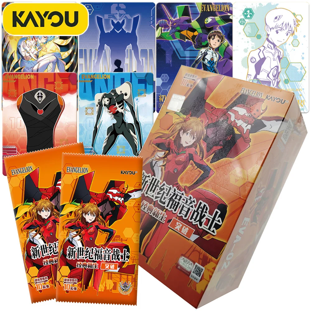 

Оригинальные коллекционные карты KAYOU EVA: Классические японские фэнтези-аниме карты, креативные периферийные товары, додзин-игрушки и хобби