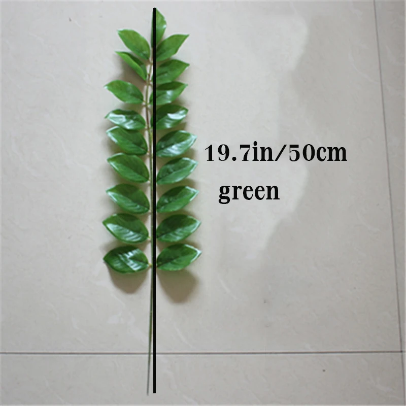 Tropical Tree Large Artificial Plants Tall 28'' Fake Eucalyptus Branch Plastic Plants False Ficus For Home Living Room Study Dec
