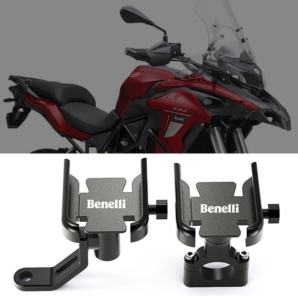 Untuk Benelli TRK 502 502X TRK502 BN TNT 125 300 600 Leoncino 250 500 Setang Sepeda Motor Dudukan Ponsel GPS Braket Berdiri