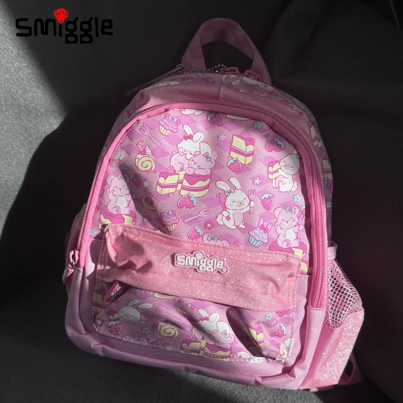 

Genuine Australia Smiggle Backpack School Bag Pink Rabbit Cartoon Series Anime Backpack Student Gift Separate Purchases