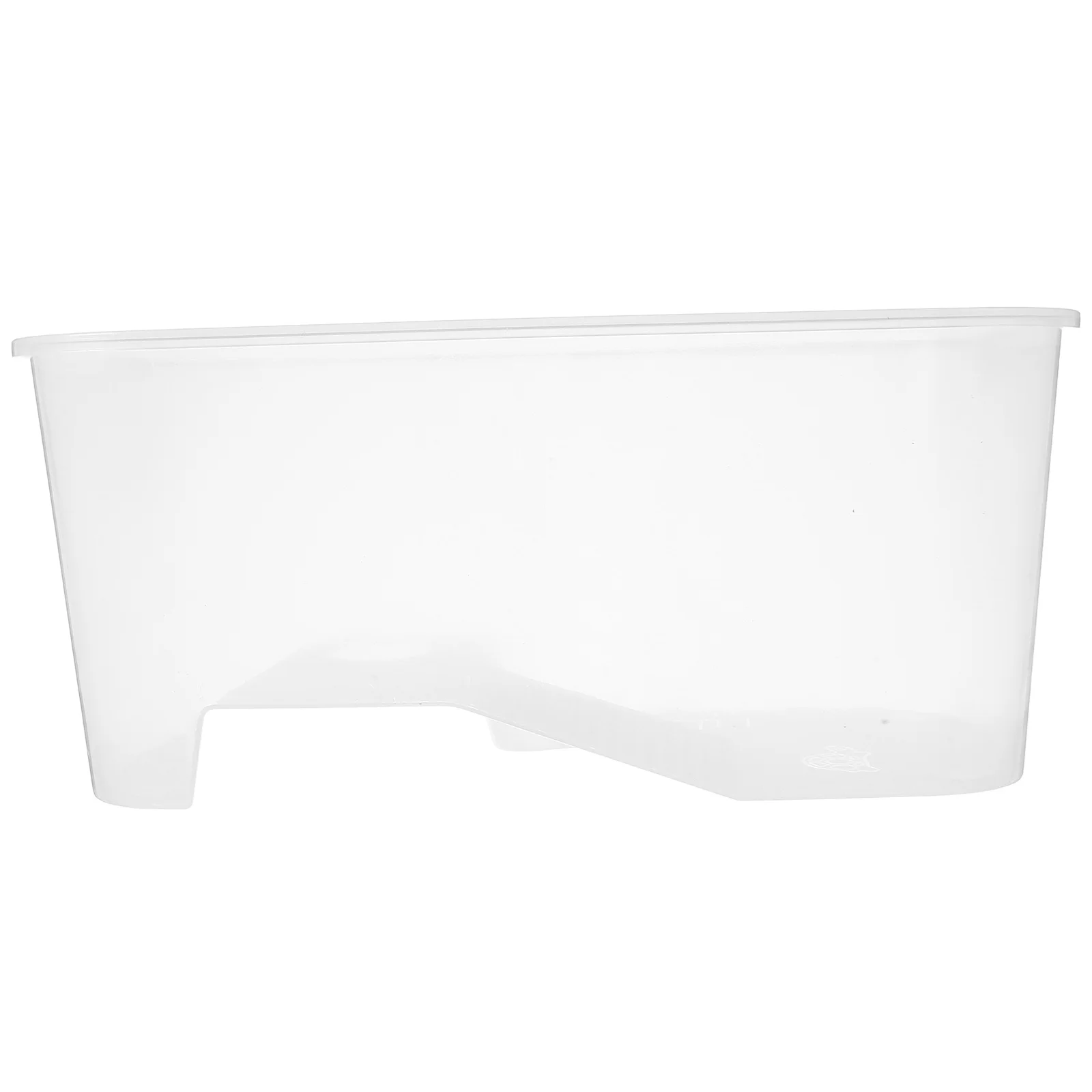 

Turtle Tank Transparent Aquarium Builtin Basking Platform Spacious Interior Reptile Habitat Plastic Terrarium Turtle Habitat