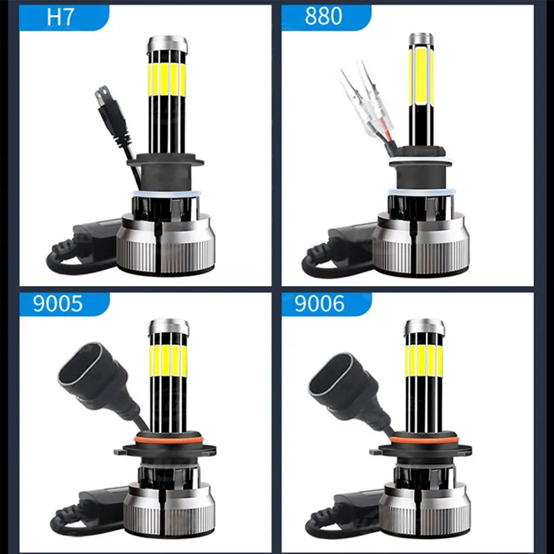 مصباح إضاءة أمامي للسيارة صغير لحافلة كان ، مصباح ثلج تلقائي ، مصباح عدسة جهاز عرض توربيني ، H4 ، H7 ، H1 ، HB3 ، HB4 ، ضباب ، ثنائية ، H11 ، 12 فولت #2