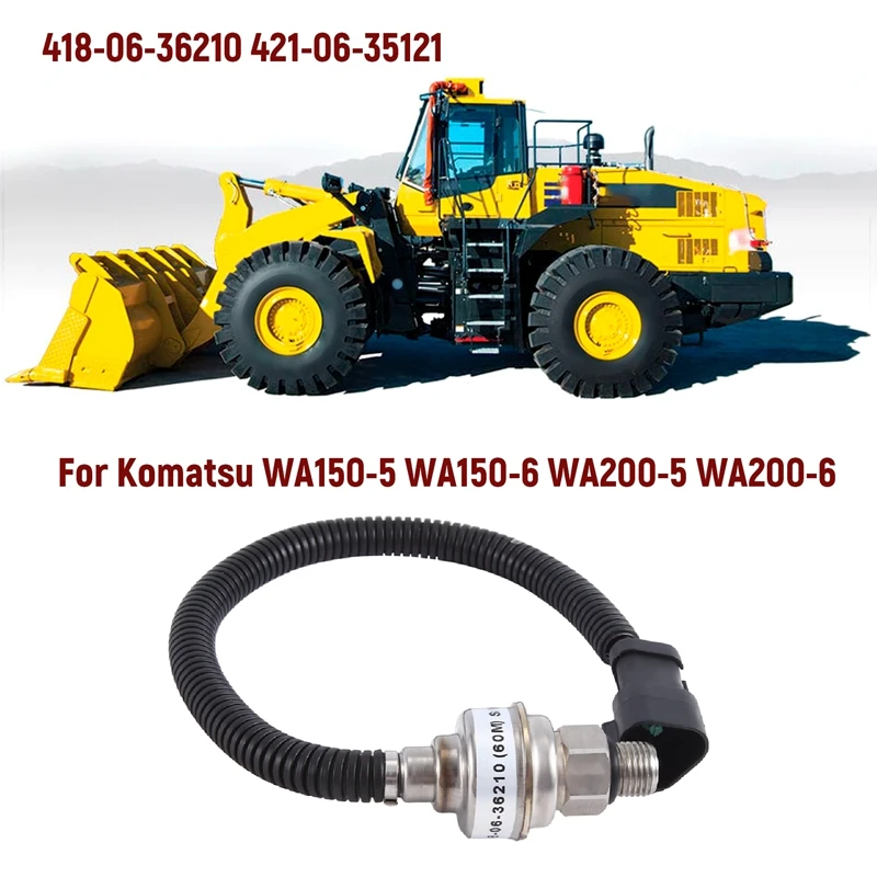 Oil Pressure Switch 418-06-36210 For Komatsu WA150-5 WA150-6 WA200-5 WA200-6 Wheel Loader 7861-93-1620, 421-06-35121 Parts