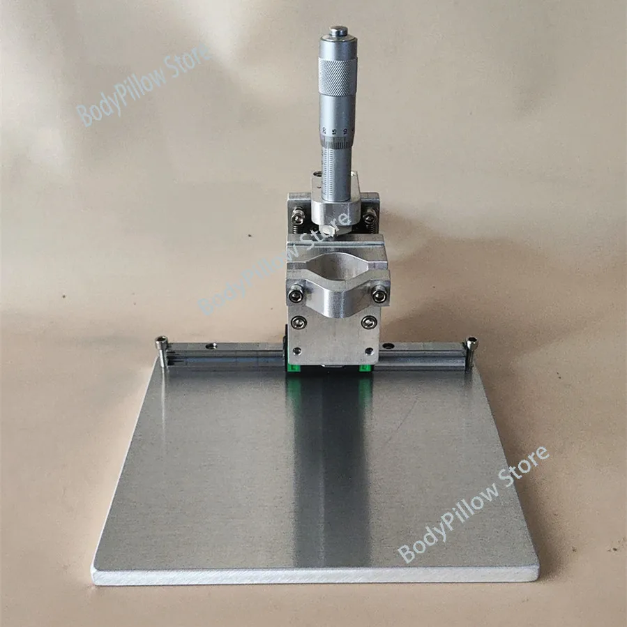 Grinding and leveling jade seal wood plate to find milling groove marking round copy milling mirror grinding platform