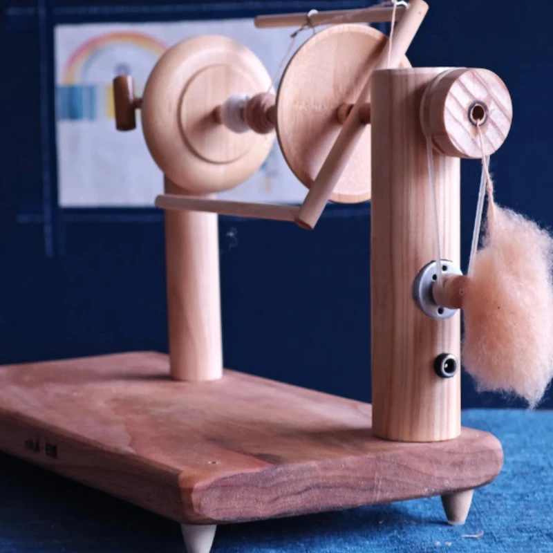 Adjustable Speed Electric Spinning Machine Suitable For Pet Fur Wool Cotton Portable Household DIY Textile Spinning Tool