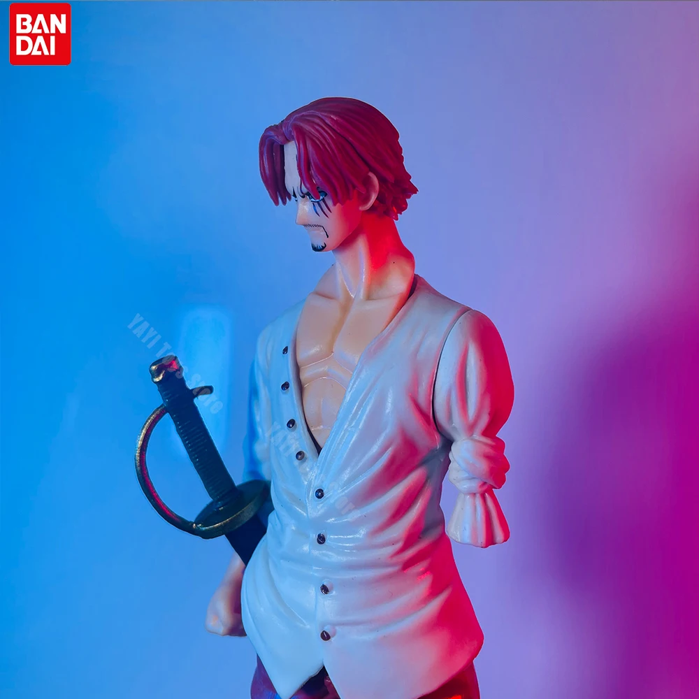 New 18cm One Piece Anime Figure Red Hair Shanks Action Figures Cartoon Figure Model PVC Doll Collection Decoration Kid Toy Gift