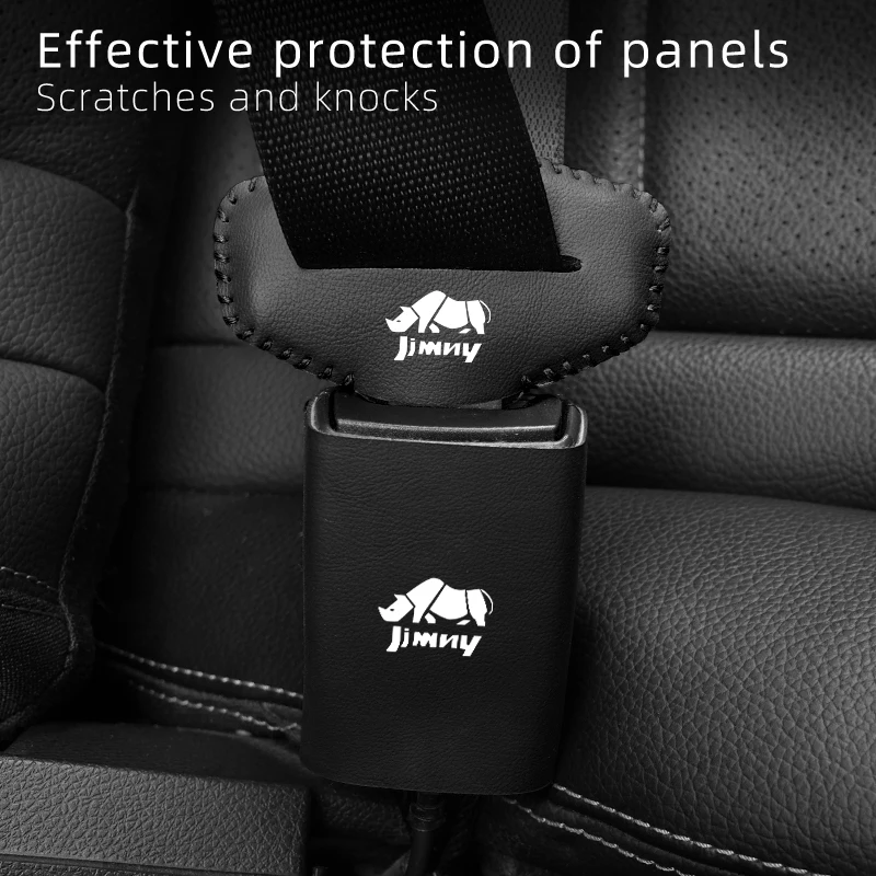 Protector de Clip para cinturón de seguridad de coche, cubierta de bloqueo de hebilla para cinturón de seguridad antiarañazos para Suzuki Jimny Grand Vitara SX4 Swift Kizashi Liana