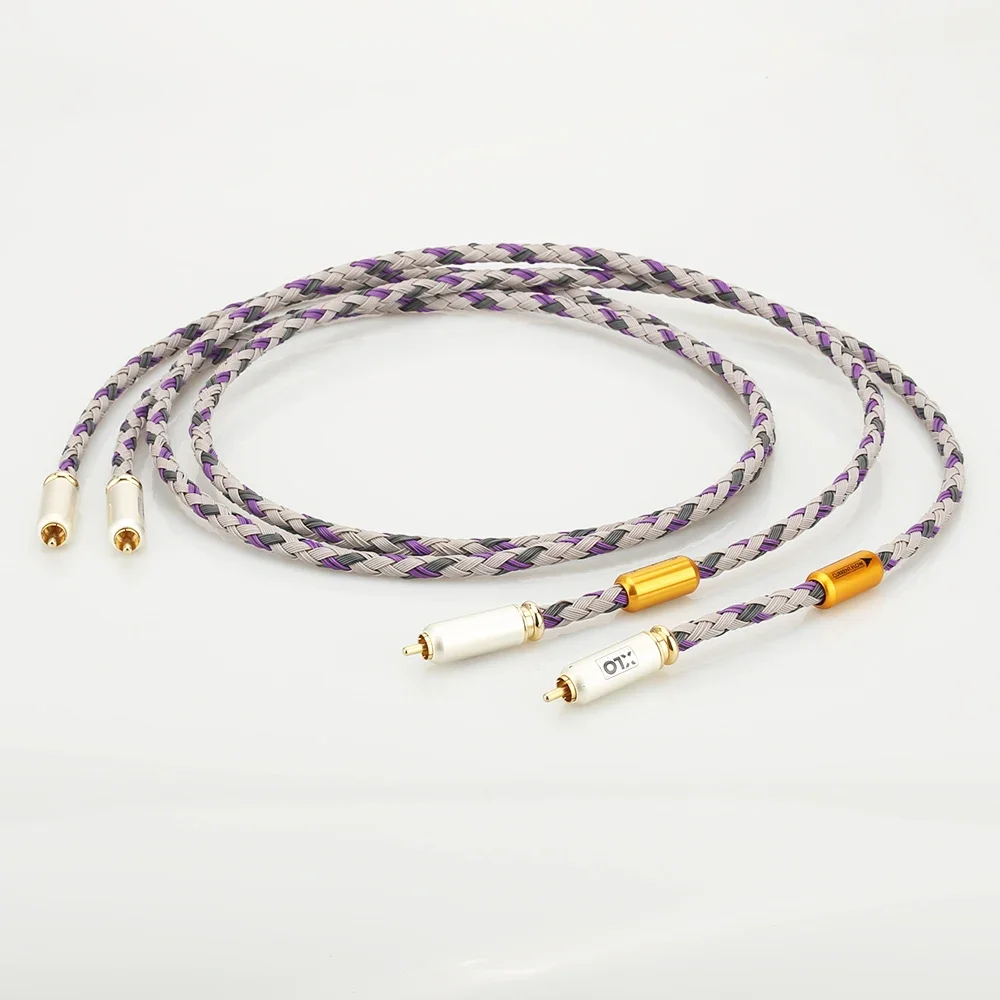 Высококачественная пара аудиокабелей XLO Signature S3-1 односторонний аудио соединительный кабель RCA