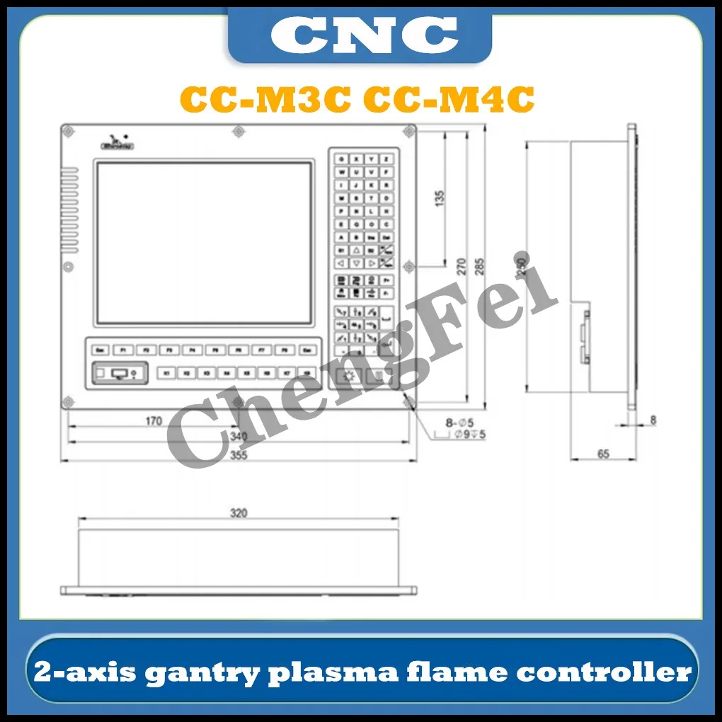 جديد 2 محور CNC البلازما لهب تحكم CC-M3 CC-M4 CC-M3C CC-M4C قطع آلة نظام متوافق مع SH-2200H ، SH-2000H