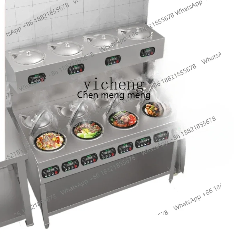 Hot sales Electric Rice Cooker Commercial Full-Automatic Intelligent Dedicated Household Multi-Head Potfurnace
