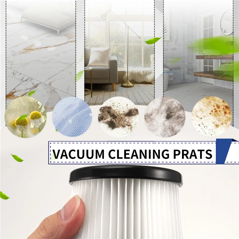 A44F-2 pezzi DCV5011H filtro HEPA per aspirapolvere portatile senza fili DCV501HB, con 4 filtri con manicotto in schiuma e 1 spazzola