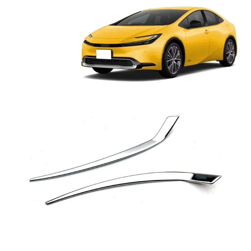 

Rear Bumper Fog Light Cover Trim for Toyota Prius 60 Series 2023 Accessories, Chrome 2PCS