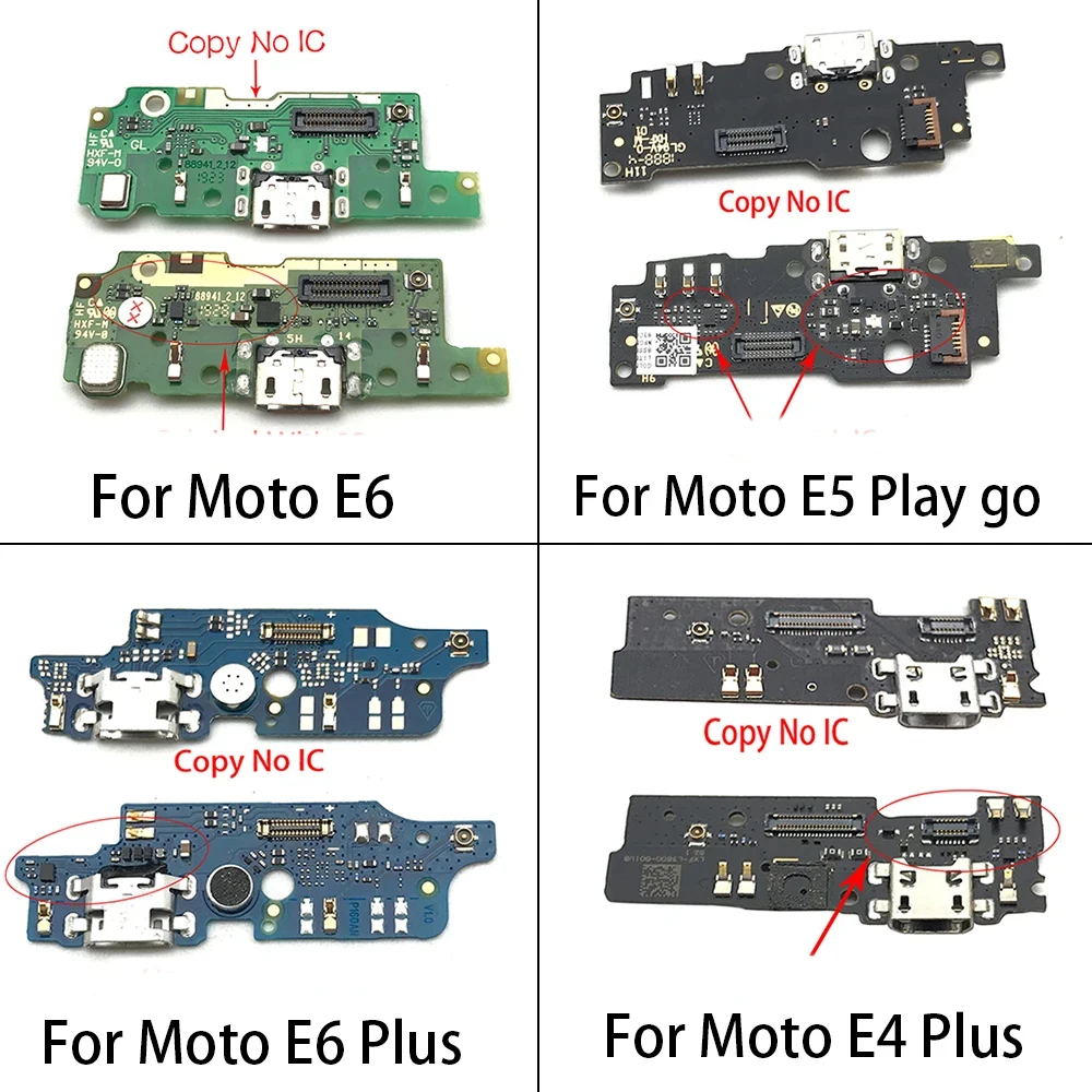 

NEW USB Charger Dock Connector Charging Board Port Microphone Flex Cable For Motorola Moto E3 E4T E4 E5 E7 E6 Plus E5 Play Go