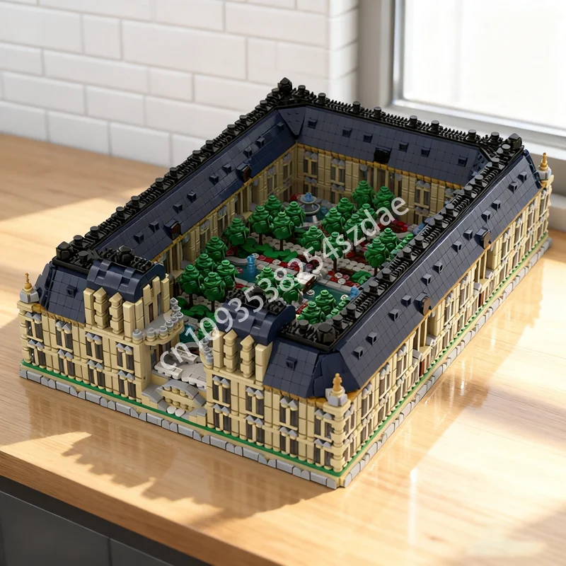 

10673 шт. MOC микромодуль дворец модульная модель здания игрушечные блоки архитектура сборка креативные рождественские подарки идея дети