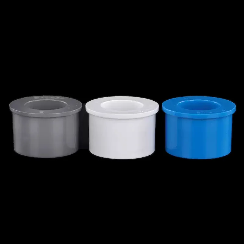 1-10pc White/Blue/Grey PVC Pipe Bushing Reducer Union Water Pipe Joints PVC Pipe Fillings Garden Irrigation Pipe Bushing 20~90mm