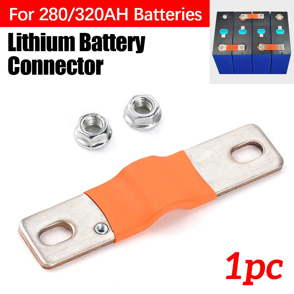 12V Busbar Lifepo4 Battery Flexible Copper Connecter 74mm 3mm 400A for 280Ah 302Ah 310Ah 320Ah Lifepo4 Battery Use